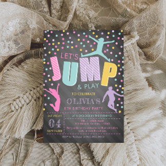 Jump verjaardag, Jumping Party uitnodiging