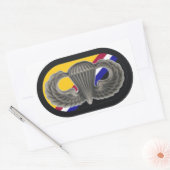 JUMP WINGS/OVAL U.S. SPECIAL OPS COMMAND STICKERS (Envelop)