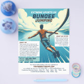 Jumper Design - Bungee Jumping Course Adverteren Flyer (Enkel)