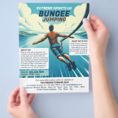 Jumper Design - Bungee Jumping Course Adverteren Flyer (Hand)