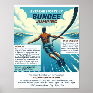 Jumper Design - Bungee Jumping Cursus Reclame Poster