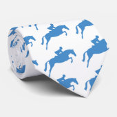 Jumper Horse Silhouette (blauw) Stropdas (Opgerold)