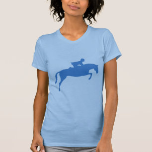 Jumper Horse Silhouette (blauw) T-shirt