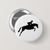Jumper Horse Silhouette Ronde Button 5,7 Cm (Voorkant /achterkant)