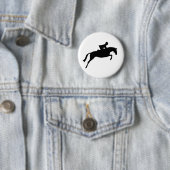 Jumper Horse Silhouette Ronde Button 5,7 Cm (In situ)