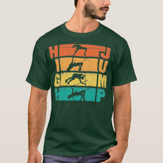 Jumperspoor met hoge pomp en Field Silhouett T-shirt