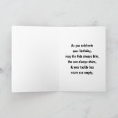 Jumping Bass Bonne Carte Anniversaire Pour Le Pêch (Intérieur)