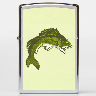 Jumping Bass Zippo Lighter