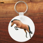 Jumping Bay Horse Sleutelhanger (Voorkant)