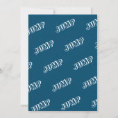 Jumping Bouncing Party Bounce House Birthday Kaart (Achterkant)