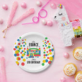 Jumping Bouncy Castle Kinder Bounce verjaardagsfee Papieren Bordje (Feest)