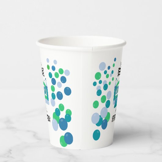 Jumping Castle Bouncy Boys Verjaardagsfeestje Papieren Bekers (Rechts)