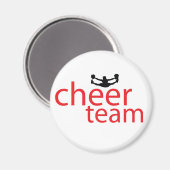 Jumping Cheerleader Team Gear Magneet (Voorkant / Achterkant)