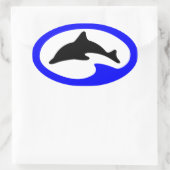 Jumping Dolphin  Divers Sticker (Tas)