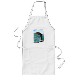 Jumping Dolphin Long Apron Lang Schort
