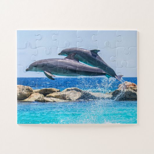 Jumping Dolphins Legpuzzel (Horizontaal)