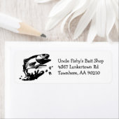 Jumping Fish Forel of Bass Etiket (Insitu)