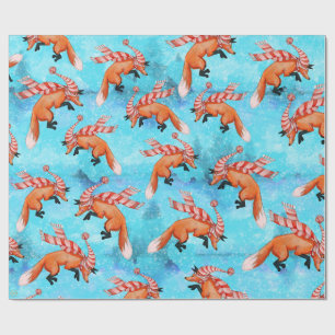 Jumping Fox Wrapping Papier