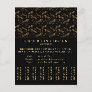 Jumping Horse | Horseback Riding | Paardentrainer Flyer