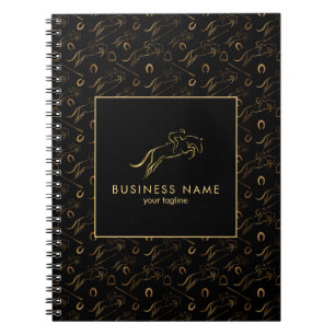 Jumping Horse Horseback Riding Paardentrainer Notitieboek