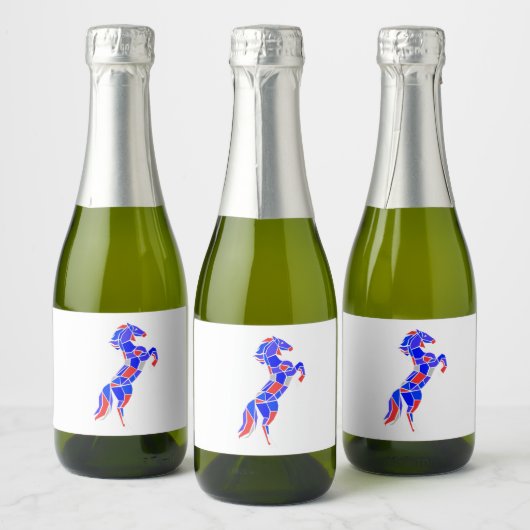 Jumping Horse Sparkling Wijnetiket (Flessen)