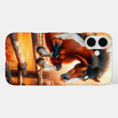Jumping Horse Telefoonhoes Case-Mate iPhone Case (Achterkant (horizontaal))