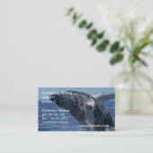Jumping Humpback Whale Visitekaartjes (Staand voorkant)