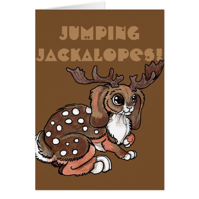 Jumping Jackalopes! Blanco  (Voorkant)