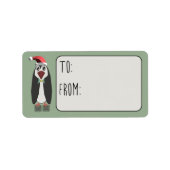 Jumping Jiminy Kerst naar-van Etiket (Voorkant)