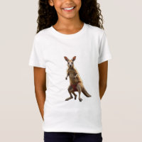 Jumping Joey : Jouer Kangaroo T-Shirt Designs