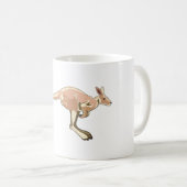 Jumping Kangaroo Koffiemok (Voorkant rechts)