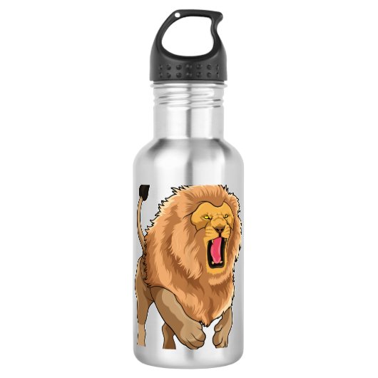 Jumping Lion Waterfles (Voorkant)