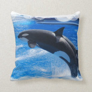 Jumping Orca Whale Kussen