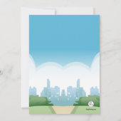 Jumping Rope-uitnodiging Kaart (Achterkant)