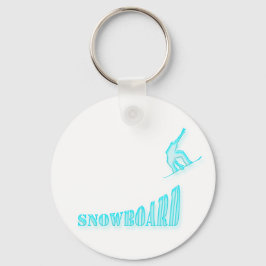 Jumping Snowboarder Sleutelhanger