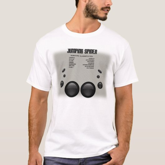 Jumping Spider Eye Pattern T-Shirt (Voorkant)