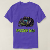 Jumping Spider Pap Spooder Pap Fathers Day Mannen T-shirt (Design voorkant)