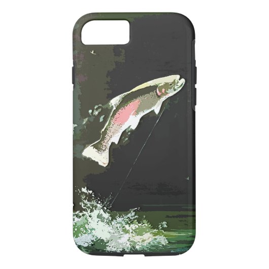 JUMPING TROUT ART Case-Mate iPhone CASE (Achterkant)