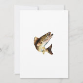 Jumping Walleye Kaart (Achterkant)