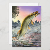 Jumping Walleye Kaart (Voorkant / Achterkant)