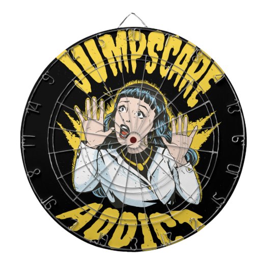 Jumpscare Addict Dartbord (Voorkant)