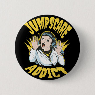  Jumpscare Addict  Ronde Button 5,7 Cm
