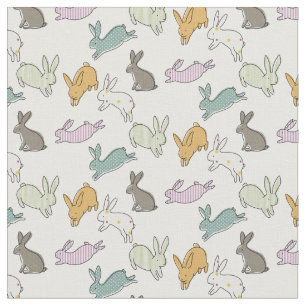 Jumpy Bunnies Stof