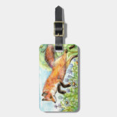 Jumpy Fox Bagagelabel (Voorkant verticaal)