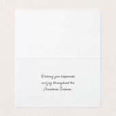 Junco d'hiver - Je vous souhaite bonheur et joie (Inside Unfolded)