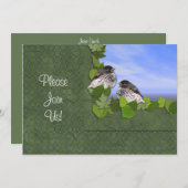 Junco Faire-part de mariage (Devant / Derrière)