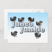 Junco Junkie Briefkaart (Voorkant / Achterkant)