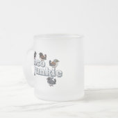 Junco Junkie Matglas Koffiemok (Voorkant links)