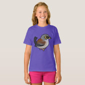 Junco met gele ogen t-shirt (Voorkant volledig)