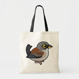 Junco met gele ogen tote bag